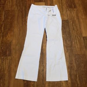 White cotton pants